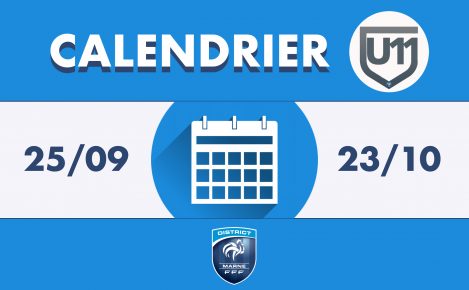 Calendriers U Re Phase District Marne De Football